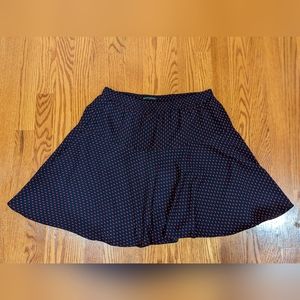 Navy and red, Banana Republic size small circle mini skirt
